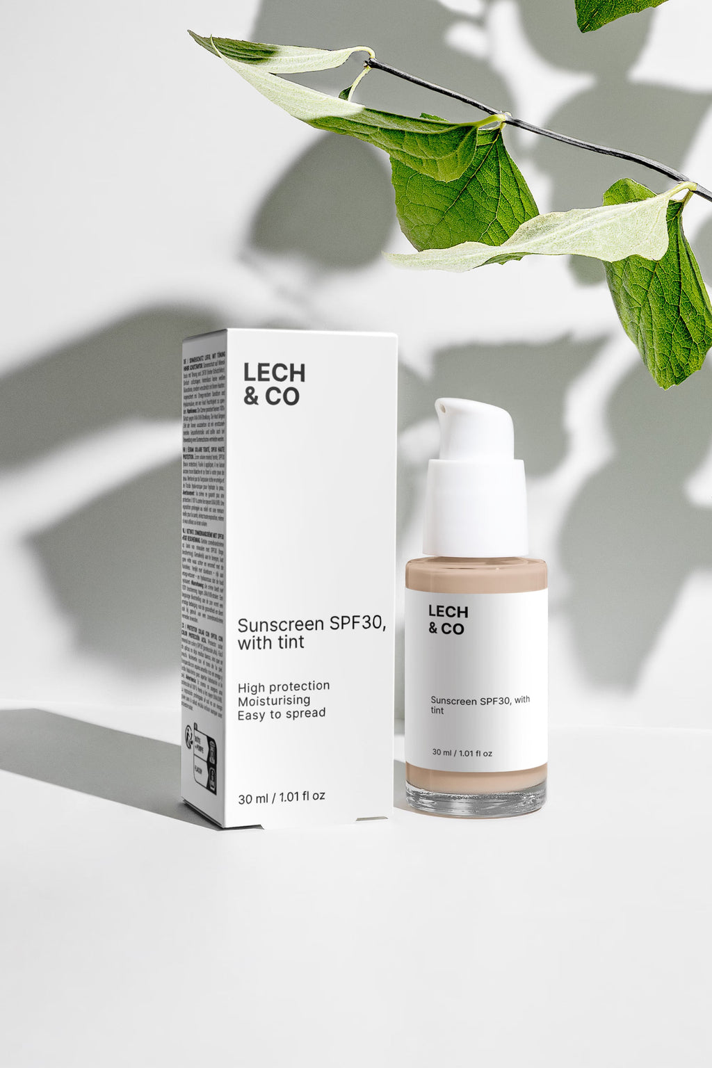 Sunscreen SPF30, with tint