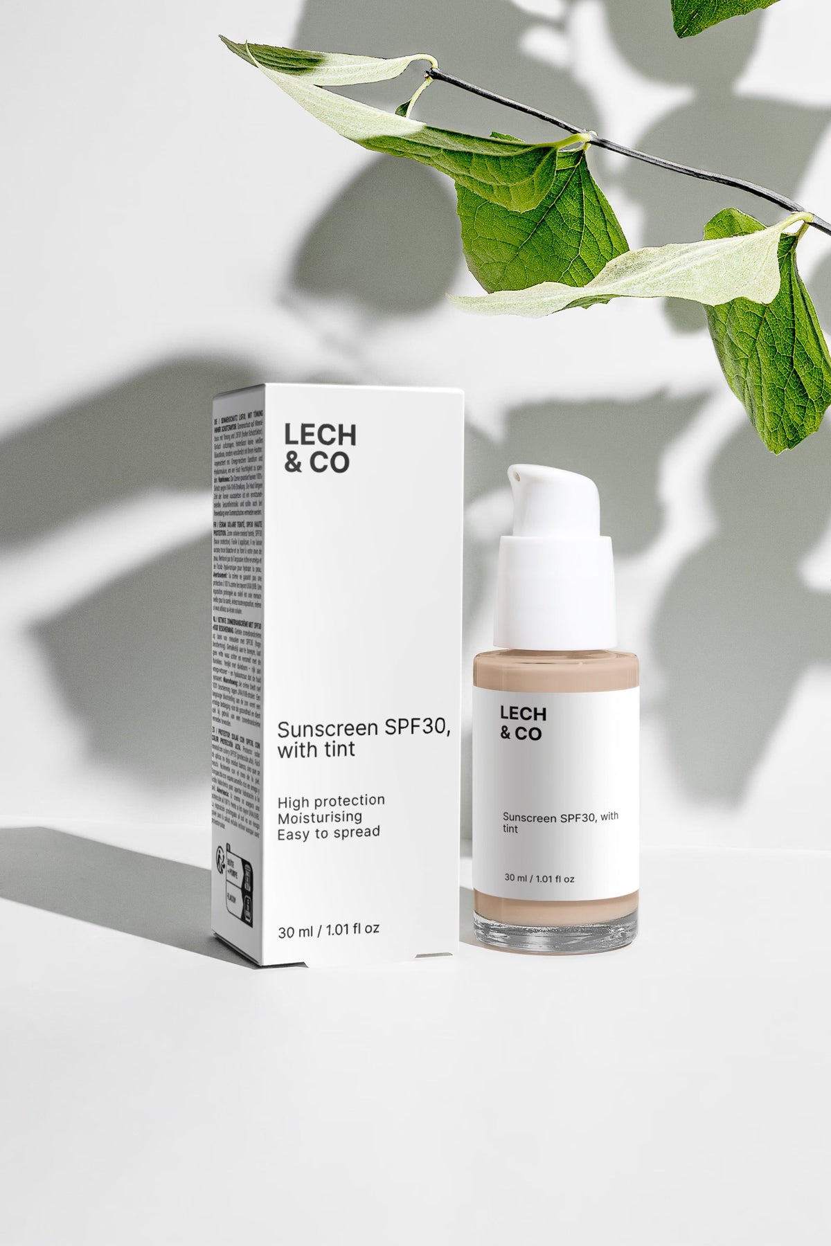 Sunscreen SPF30, with tint